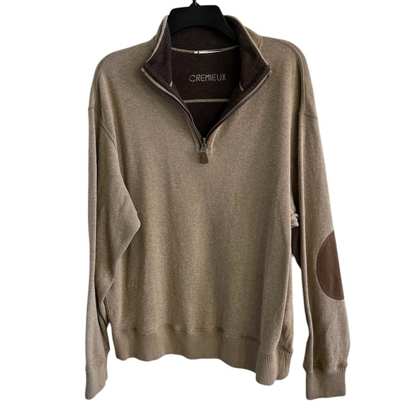 Daniel Cremieux Other - Daniel Cremieux Men's Half Zip Brown Sweater
